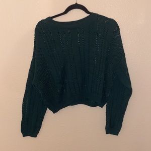 Forest green sweater